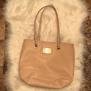 Slightly used Nicole purse cream color